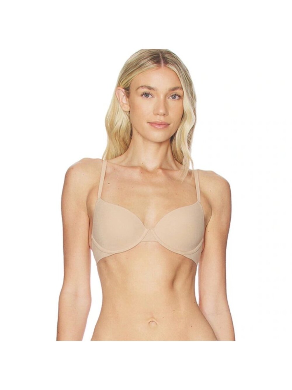 NWT SKIMS FITS EVERYBODY T-SHIRT BRA CLAY - 36D